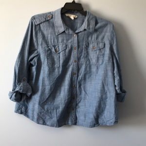 2x denim shirt chambray